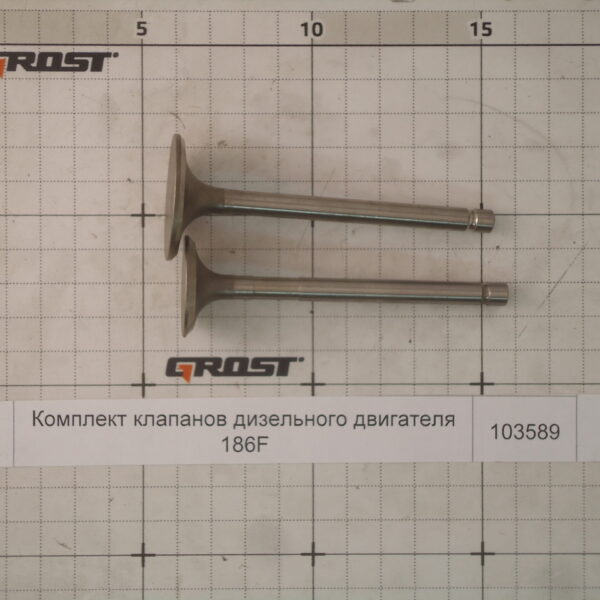 Комплект клапанов дизельного двигателя 186F